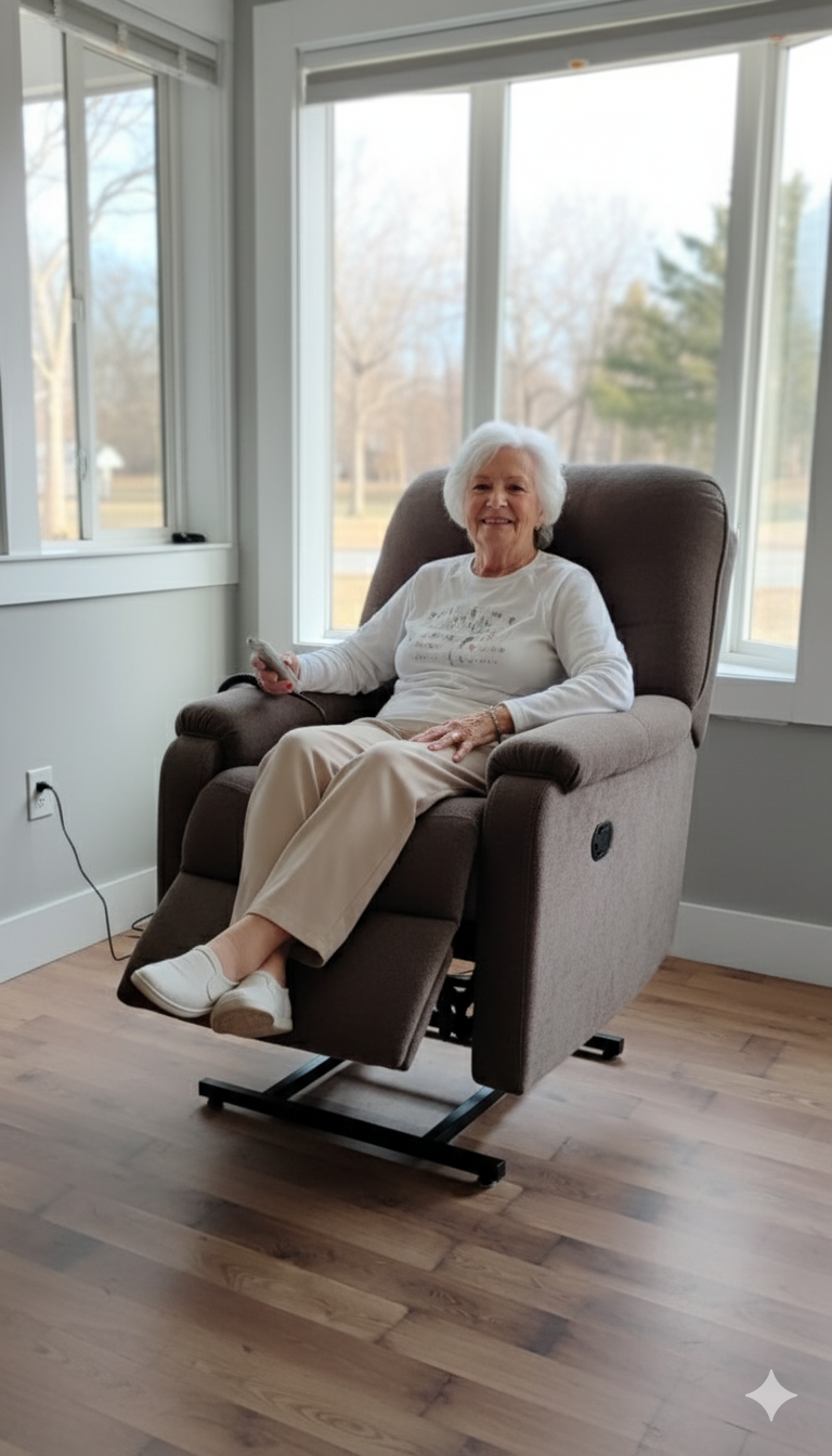 Comfort & Mobility Package: Daily/Weekly Rental of Premium Power Lift Recliner