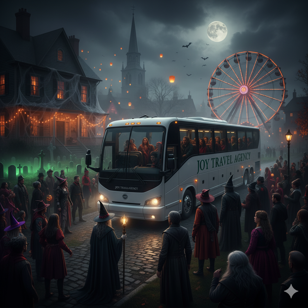 💀 SALEM HALLOWEEN MASSACRE 2026: Direct Bus Trip from Granby, MA – Oct 31 (Saturday)